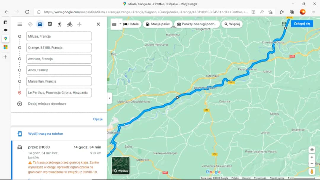 Ile jest kilometrów z Polski do Hiszpanii? Sprawdź, zanim wyruszysz